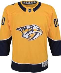 Alternative view of Nashville Predators Youth Home Premier Custom Jersey - Yellow