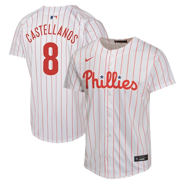 Nick Castellanos Philadelphia Phillies Nike Youth Home Game Player Jersey - White