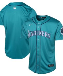 Seattle Mariners Nike Youth Alternate Limited Jersey - Aqua