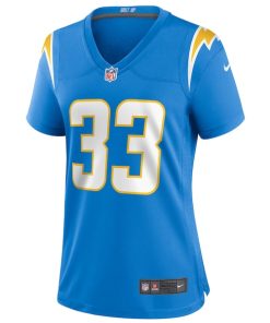 Alternative view of Derwin James Los Angeles Chargers Nike Women's Game Jersey - Powder Blue