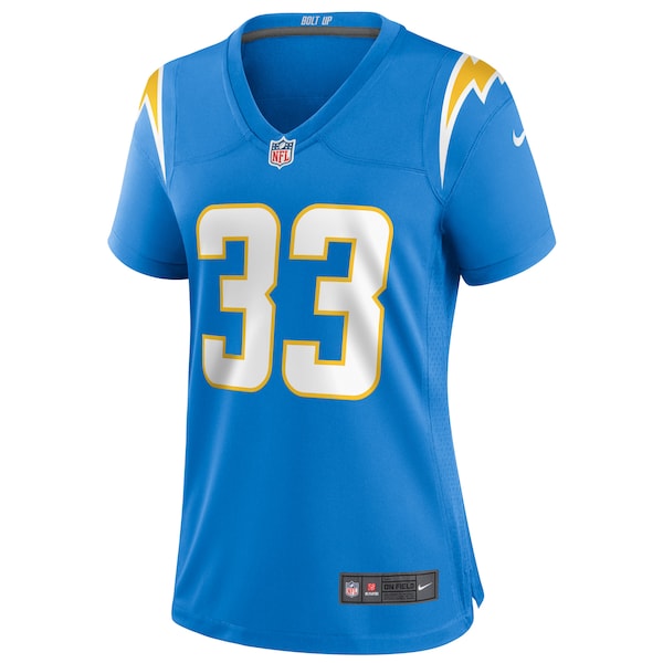 Derwin James Los Angeles Chargers Nike Women's Game Jersey - Powder Blue - Image 2