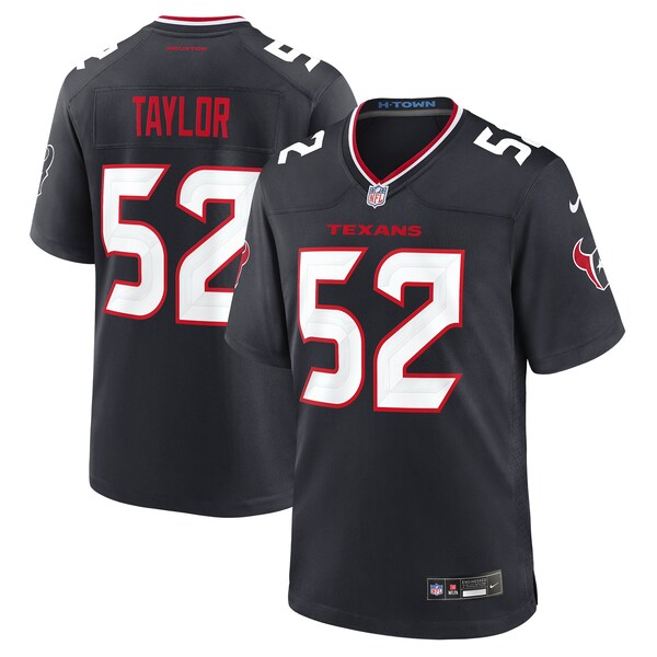 Darrell Taylor Houston Texans Nike Team Game Jersey - Navy - Image 2