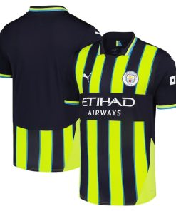 Manchester City Puma 2024/25 Away Replica Jersey - Navy