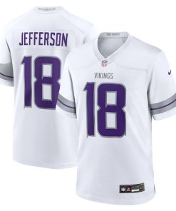 Justin Jefferson Minnesota Vikings Nike Alternate Game Player Jersey - White