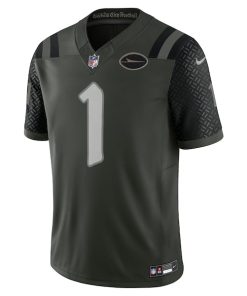 Alternative view of Ahmad Sauce Gardner New York Jets Nike 2025 Rivalries Collection Limited Jersey - Gotham Green