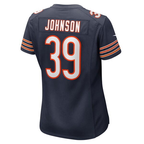 Quindell Johnson Chicago Bears Nike Women's Team Game Jersey - Navy - Image 3