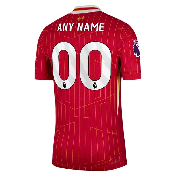 Liverpool Nike 2024/25 Home Custom Authentic Jersey - Red - Image 4