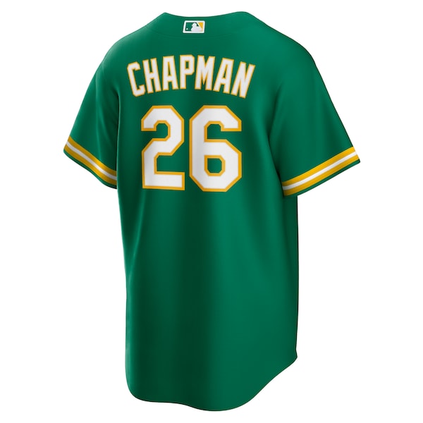 Matt Chapman Oakland Athletics Nike Alternate Replica Player Name Jersey - Kelly Green - Image 2