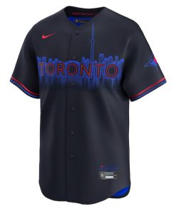 Alternative view of Toronto Blue Jays Nike 2024 City Connect Limited Custom Jersey - Navy