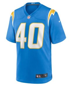 Alternative view of Kendall Williamson Los Angeles Chargers Nike Team Game Jersey -  Powder Blue