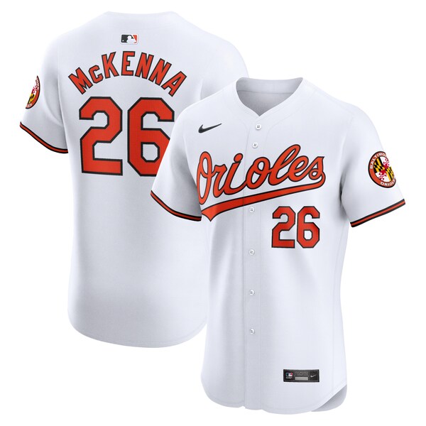 Ryan McKenna Baltimore Orioles Nike Home Elite Player Jersey - White