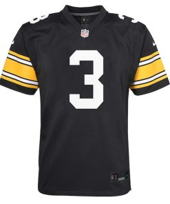 Alternative view of Russell Wilson Pittsburgh Steelers Nike Youth Alternate Player Game Jersey - Black