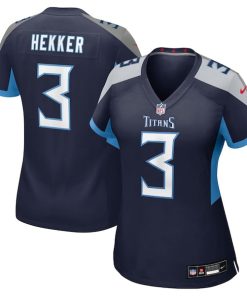 Johnny Hekker Tennessee Titans Nike Women's Team Game Jersey -  Navy