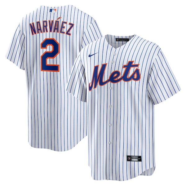Omar Narv¨¢ez New York Mets Nike Home Replica Player Jersey - White