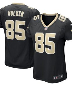 Dallin Holker New Orleans Saints Nike Women's  Game Jersey -  Black