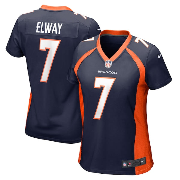 John Elway Denver Broncos Nike Women's Retired Player Jersey - Navy/Orange