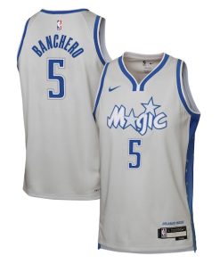 Paolo Banchero Orlando Magic Nike Youth 2025/26 City Edition Swingman Jersey - Silver