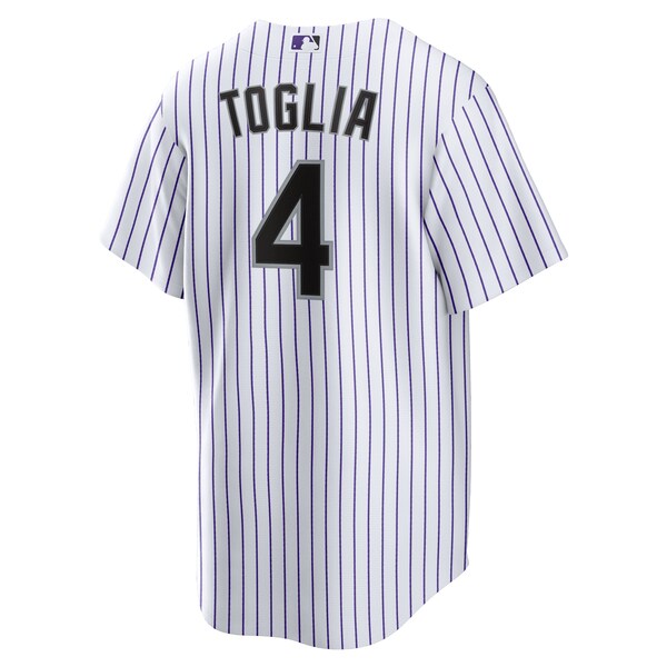 Michael Toglia Colorado Rockies Nike Home Replica Jersey - White - Image 3