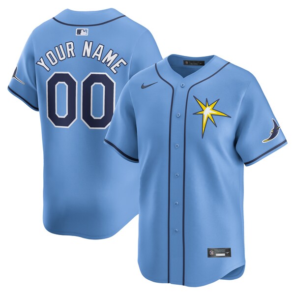Tampa Bay Rays Nike Alternate Limited Custom Jersey?ยจC Light Blue