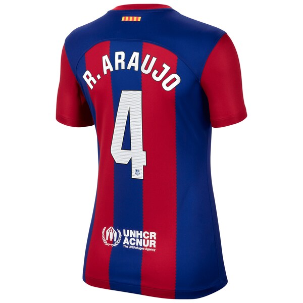 Ronald Araujo Barcelona Nike Women's 2023/24 Home Replica Jersey - Royal - Image 3
