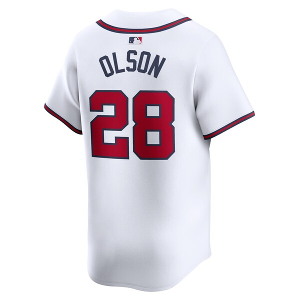 Matt Olson Atlanta Braves Nike Home Limited Player Jersey - White - Image 3