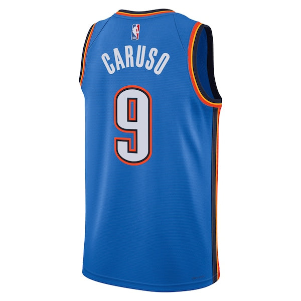Alex Caruso Oklahoma City Thunder Nike Unisex Swingman Jersey - Icon Edition - Blue - Image 3