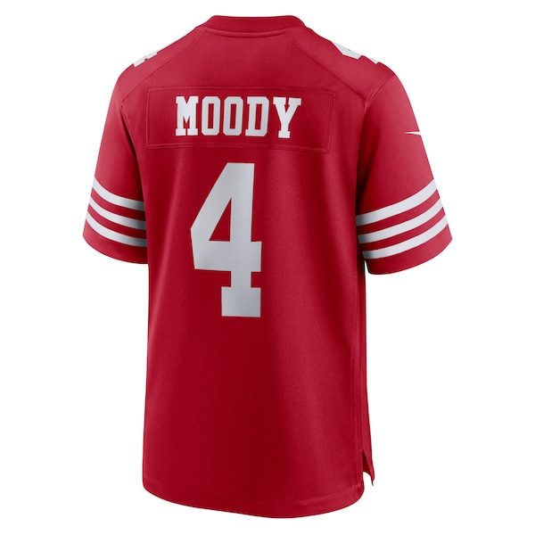 Jake Moody San Francisco 49ers Nike Team Game Jersey - Scarlet - Image 3