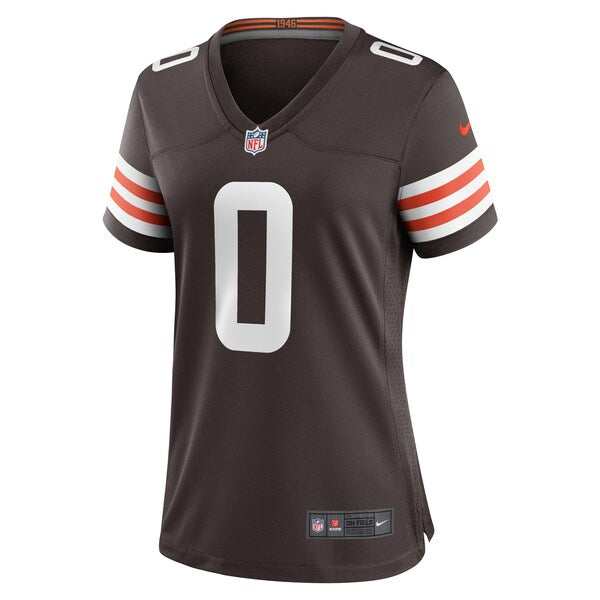 Greg Newsome II Cleveland Browns Nike Women's Team Game Jersey - Brown - Image 2