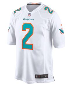 Alternative view of Bradley Chubb Miami Dolphins Nike Game Player Jersey - White