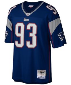 Alternative view of Richard Seymour New England Patriots Legacy Replica Jersey - Navy