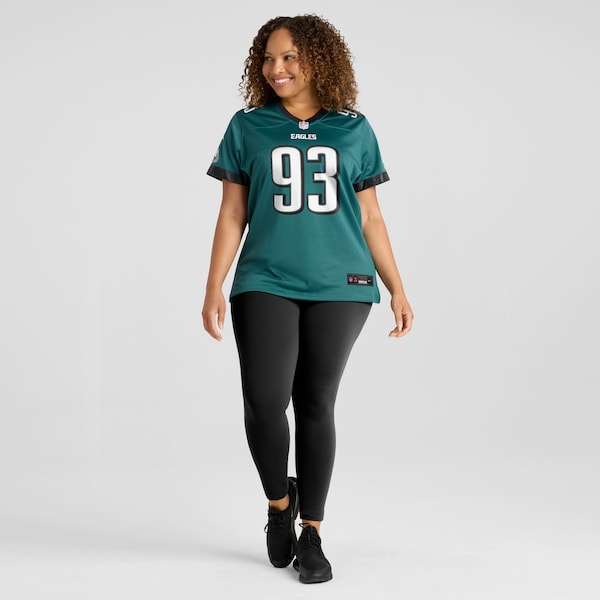 Milton Williams Philadelphia Eagles Nike Women's Team Game Jersey - Midnight Green - Image 6