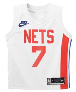 Alternative view of Kevin Durant Brooklyn Nets Nike Preschool 2022/23 Swingman Jersey White - Classic Edition