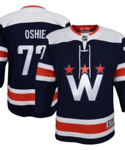 TJ Oshie Washington Capitals Youth Alternate Premier Player Jersey - Navy/Red