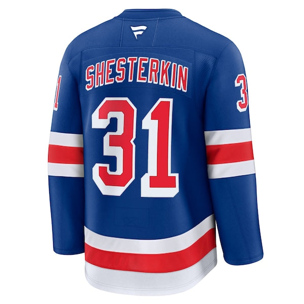 Igor Shesterkin New York Rangers Home Premium Jersey - Blue/Navy - Image 4