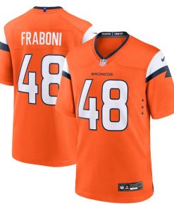 Mitchell Fraboni Denver Broncos Nike Team Game Jersey -  Orange
