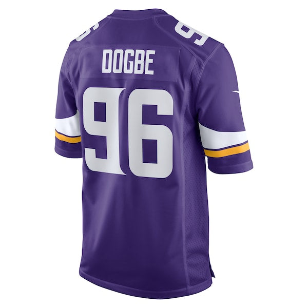 Michael Dogbe Minnesota Vikings Nike Team Game Jersey - Purple - Image 3