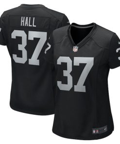 Tyler Hall Las Vegas Raiders Nike Women's Team Game Jersey -  Black
