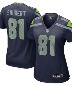 Eric Saubert Seattle Seahawks Nike Women's Team Game Jersey -  College Navy