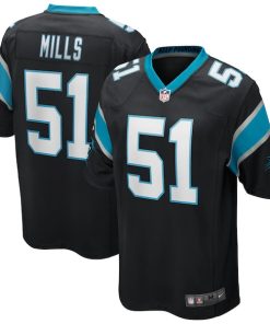 Sam Mills Carolina Panthers Nike Game Retired Player Jersey - Black