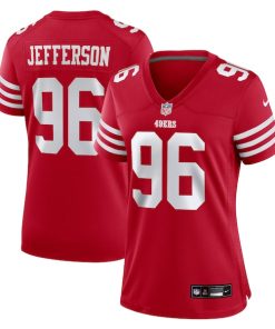 Jordan Jefferson San Francisco 49ers Nike Women's Team Game Jersey -  Scarlet