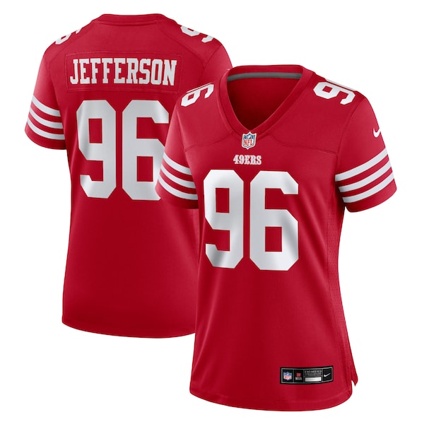 Jordan Jefferson San Francisco 49ers Nike Women's Team Game Jersey - Scarlet