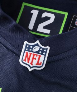 Alternative view of Jason Myers Seattle Seahawks Nike  Game Jersey -  College Navy