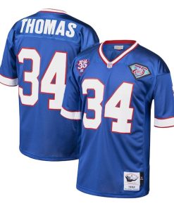 Thurman Thomas Buffalo Bills 1985 Authentic Throwback Retired Player Jersey - Royal