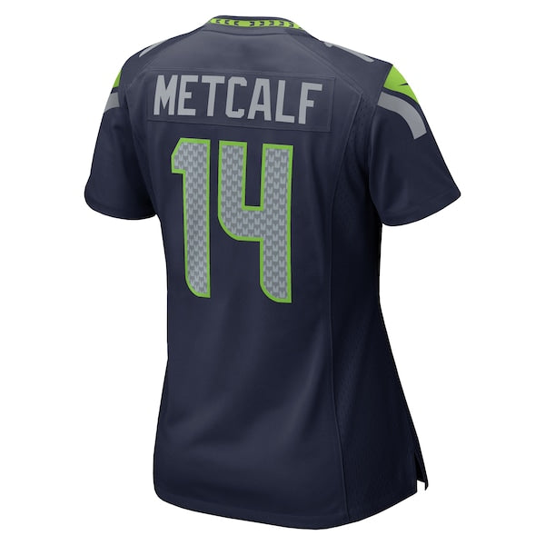 DK Metcalf Seattle Seahawks Nike Women's Team Game Jersey - College Navy - Image 4