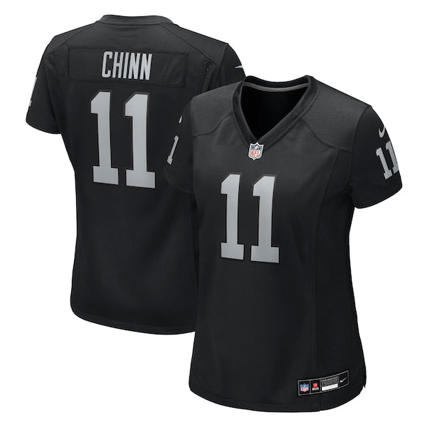 Jeremy Chinn Las Vegas Raiders Nike Women's Team Game Jersey - Black