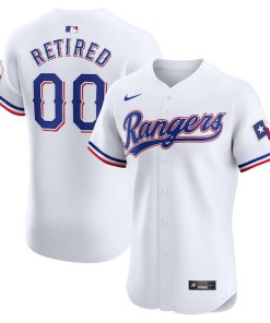 Texas Rangers Nike Home Elite Pick-A-Player Retired Roster Jersey - White