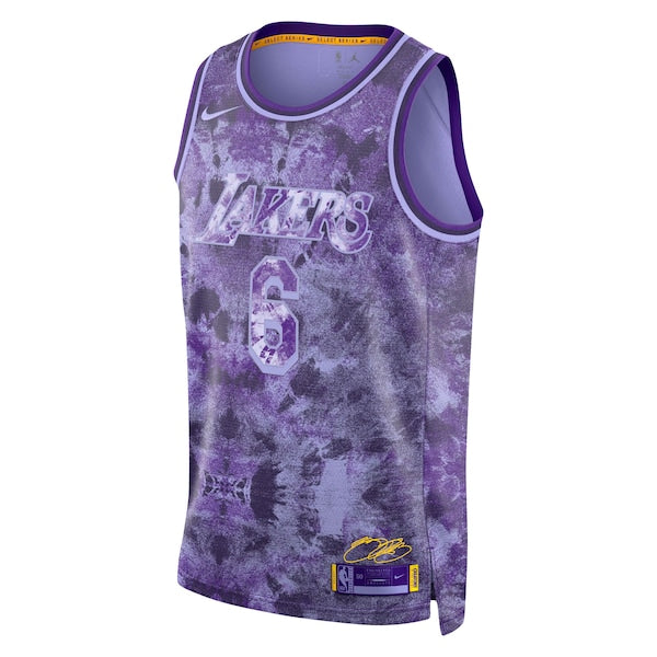 LeBron James Los Angeles Lakers Nike Unisex Select Series Swingman Jersey - Purple - Image 2