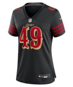 Alternative view of The Faithful San Francisco 49ers Nike Women's 2025 Rivalries Collection Game Jersey - Black