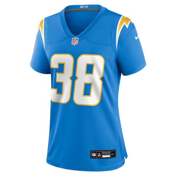 Emany Johnson Los Angeles Chargers Nike Women's Team Game Jersey - Powder Blue - Image 3