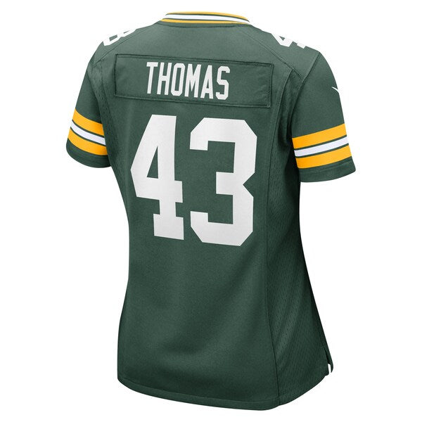 Kiondre Thomas Green Bay Packers Nike Women's Game Player Jersey - Green - Image 3